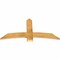 Ekena Millwork Bellingham Rough Sawn Timber Gable Bracket, Western Red Cedar, 60"W x 30"H x 2"D x 6"F, 12/12 Pitch GBW060X30X0206BEL00RWR - alternate 4